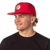 DC Comics The Flash nice Embroidered Logo Snapback Cap Hat - 2 of 4