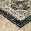 Oriental Weavers Venice 4333B Charcoal/ Blue Indoor Area Rug - 2'3" x 7'6" - 2 of 4