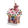 Noble Gems 5.0" Small Gingerbread House Christmas Ornament Peppermint  -  Tree Ornaments - image 3 of 3