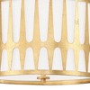 Crystorama Lighting Royston 3 - Light Flush Mount in  Antique Gold - 3 of 4