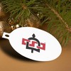 San Diego State University Primary Logo Aluminum Holiday Christmas Tree Ornament  3.0" (7.6 cm) x 3.37" (8.6 cm) - 4 of 4