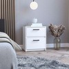 NicBex Nightstand with Drawers,Modern Side Table with Storage Space and Wood Frame,Bedside Table for Bedroom,Living Room - 2 of 4
