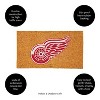 EvergreenNHLDetroit Red Wings Logo Natural Coir 28 x 16 Inches Indoor Outdoor Doormat - 4 of 4