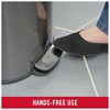 Rubbermaid Stainless Steel Step-On Trash Can, Semi-Round, 1.6 Gal, Charcoal - 4 of 4