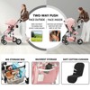 Kinder King Cozi 2 Convertible Baby Stroller, Folding High Landscape Infant Carriage, Adjustable Canopy, Diaper Bag, Anti-Shock - 4 of 4