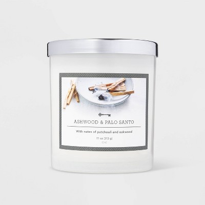 11oz Jar Ashwood and Palo Santo Candle - Threshold™