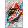 Notoriart Colorful Splatter Sneaker Wall Art Framed - 4 of 4
