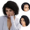 Jessie's Wig 12 Inch Short Bob Curly Wig 13x5 Lace Black Color 1 Pcs/Pack - 2 of 4