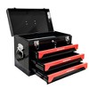 Maggift 4-DrawersTool Boxes, Portable Tool Chest with Metal Closure for Office, Garage, Red, 19.7"*10.6"*13.8" - 3 of 4