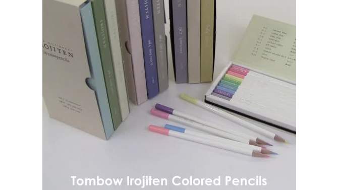30ct Colored Pencil Set Irojiten Rainforest - Tombow, 2 of 7, play video