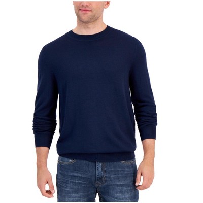 Alfani Mens Crewneck Marino Pullover Sweater