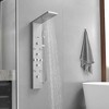 BWE 8-Shower Tower Shower Panel System with Rainfall Shower Head and Shower Wand - 3 of 4