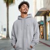 Dalix Ghost Embroidery Relaxed Hoodie Soft Fleece Sweatshirt Drawcord Fit Lounge Mens - 4 of 4