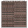 Cushion Box Brown Gradient PE Rattan Large Cushion Box - 3 of 4