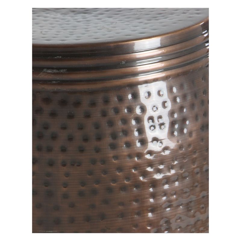 Metal Drum Accent Table Bronze - Olivia & May, 3 of 20