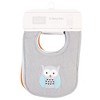 Hudson Baby Unisex Baby Cotton Terry Drooler Bibs with Fiber Filling, Neutral Woodland, One Size - 2 of 4