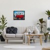 Stupell Industries Pets on Vacation Minibus Black Framed Floater Canvas Wall Art - 2 of 4