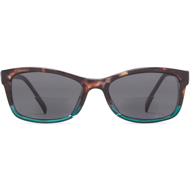 ICU Eyewear Bora Bi-Focal Reading Sunglasses - Tortoise/Teal, 1 of 5