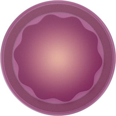 Molded Flower Red Wine Translucent