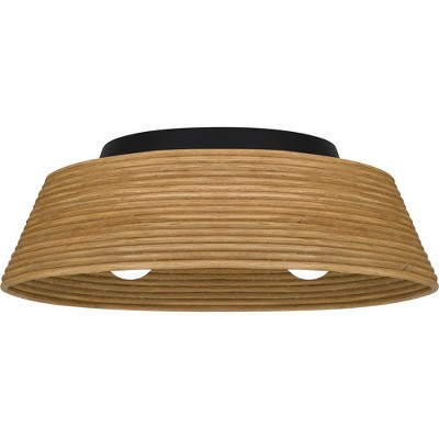 Quoizel Lighting 3 - Light Flush Mount in  Matte Black