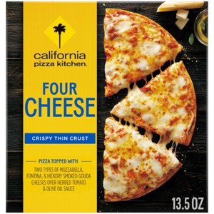 California Pizza Kitchen Thin Crust Frozen Four Cheese Pizza - 13.5oz - 1 of 4