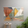 Little Arrow Design Co modern triangle mosaic multi Landscape Fiber Wall Hanging - Society6 - 2 of 3