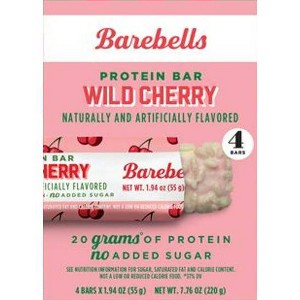 Barebells Wild Cherry Nutrition Bars - 7.76oz/4pk - 20gms Protein - 1 of 3