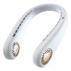 TORRAS® Portable Neck Fan, L3 Personal Bladeless USB-Rechargeable Hands-Free 360° Cooling 3 Speeds, Pearl White - 2 of 4