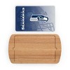 NFL Seattle Seahawks Parawood Billboard Glass Top Serving Tray - 3 of 3