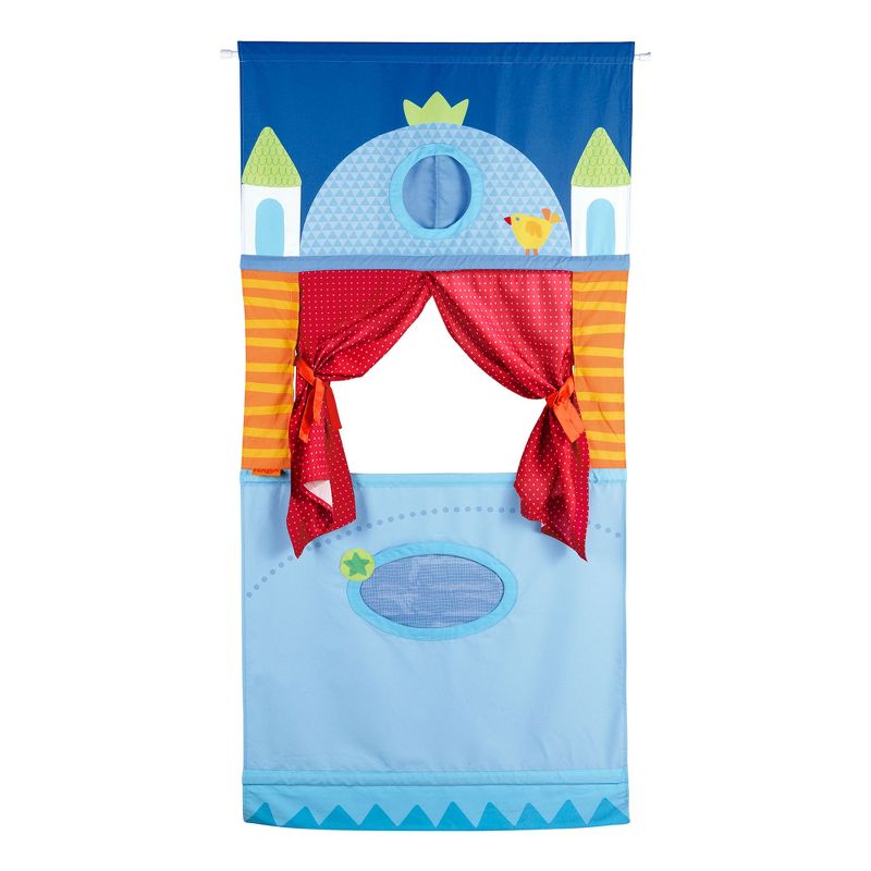 HABA Doorway Puppet Theater - Space Saver with Adjustable Rod Fits in Most Doorways, 1 of 9