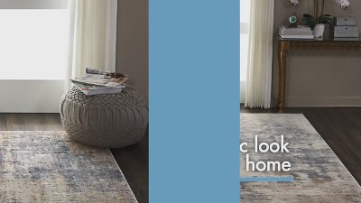 Abstract Brushstrokes Modern Indoor Area Rug 5'3" x 7'3"