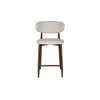 New Classic Furniture,Royce Metal & Fabric Counter Chair (Set of 2), Beige - 3 of 4