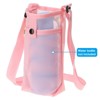 Unique Bargains Mesh Portable Adjustable Strap Water Bottle Bag for Sports 2 Pcs - 3 of 4