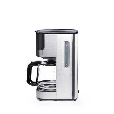 Sleek Stainless Steel 10-Cup Programmable Drip Coffee Maker