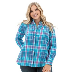 Old Ranch Brands Women's Adair Boyfriend LS Shirt - 1 of 4