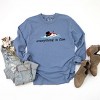 Everything Is Fine Melted Snowman - Garment Dyed Long Sleeve - 3 of 3