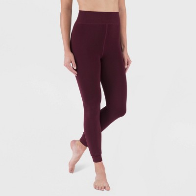 Wander By Hottotties Women's Velvet Lined Thermal Leggings : Target