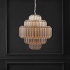 Adaline Glass Chandelier - CTL1056 - Nickle - Safavieh - 3 of 4