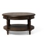 Maven Lane Pullman Traditional Round Wooden Coffee Table - 2 of 4