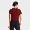 Women's Everyday Soft Cropped Short Sleeve T-Shirt - All In Motion™ - 2 of 4