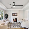 Airsurfer 52'' Ceiling Fan with Lights and Remote, 6 Speed, 3 Plywood Blades, 5''/10'' Downrods,3 LED Colors - 2 of 4