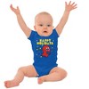 Ugly Christmas Pattern PACMAN Ghosts Baby Romper Boys or Girls Brisco Brands - 3 of 4