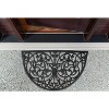 Design Imports  French Arch Half Round Rubber Doormat 24X36 - 4 of 4
