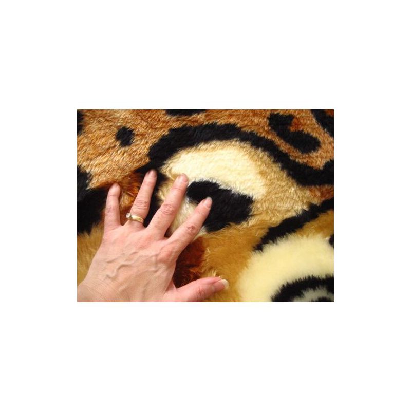 Walk on Me Faux Fur Super Soft Kids Leopard Rug Tufted With Non-slip Backing Area Rug, 4 of 5