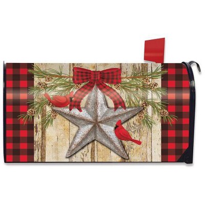 Briarwood Lane Festive Barnstar Winter Magnetic Mailbox Cover Pri