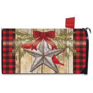 Briarwood Lane Festive Barnstar Winter Magnetic Mailbox Cover Pri - 1 of 3