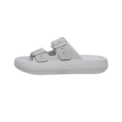 CUSHIONAIRE Women's Fame recovery cloud slide with +Comfort