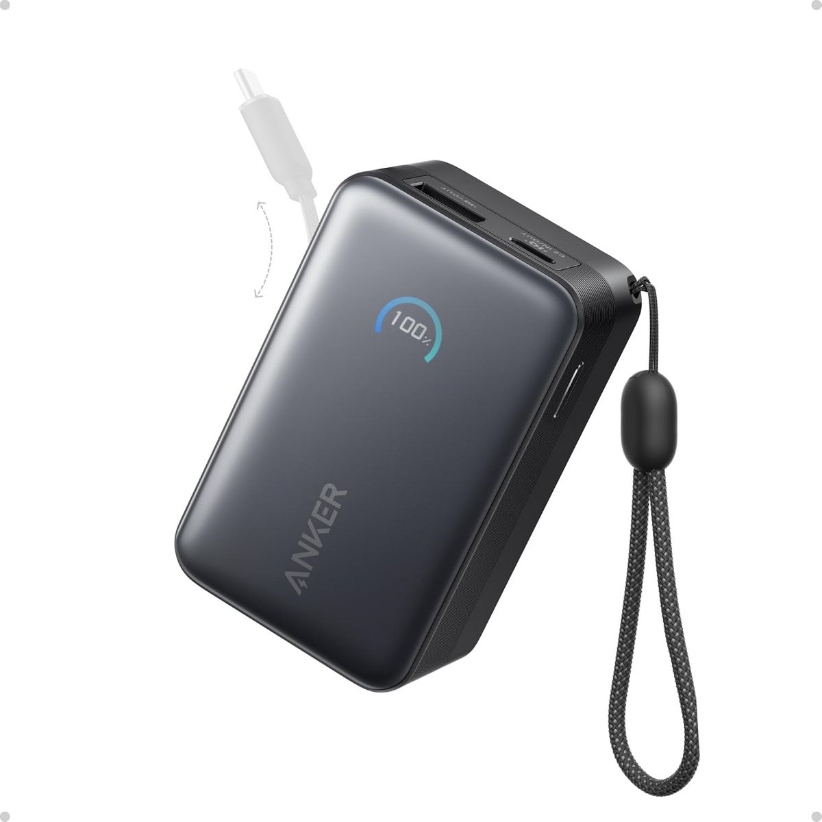Anker Nano Portable Charger, 10,000mAh 45W Max Compact Power Bank