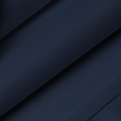 Navy Blue Round Polyester Fabric Tablecloth, 108 Inches
