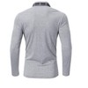Men's Polo Shirts Long Sleeve Golf Shirts Business Casual Button Collar Shirts - 4 of 4